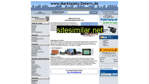 marktplatz-detern.de alternative sites