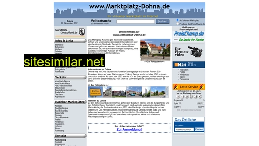 marktplatz-dohna.de alternative sites