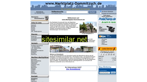 marktplatz-dommitzsch.de alternative sites