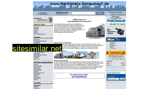 marktplatz-donaustauf.de alternative sites