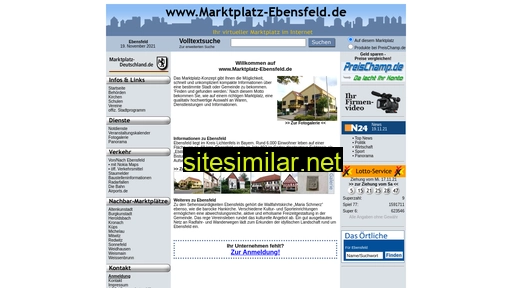 Marktplatz-ebensfeld similar sites