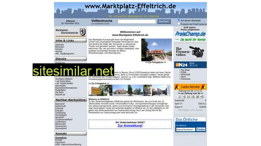 marktplatz-effeltrich.de alternative sites