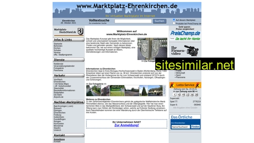 marktplatz-ehrenkirchen.de alternative sites