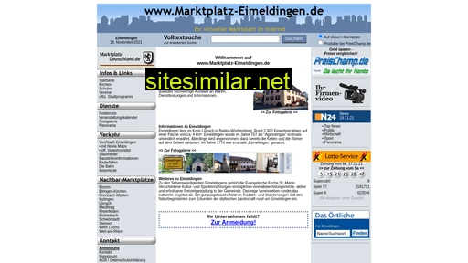 marktplatz-eimeldingen.de alternative sites
