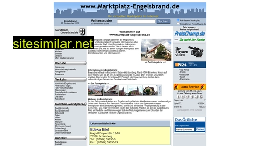 marktplatz-engelsbrand.de alternative sites