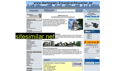 marktplatz-erkenbrechtsweiler.de alternative sites