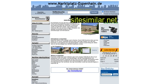 Marktplatz-espenhain similar sites