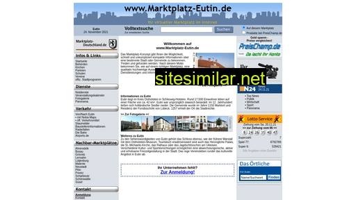 Marktplatz-eutin similar sites