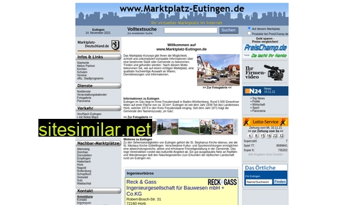 marktplatz-eutingen.de alternative sites
