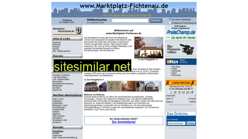 marktplatz-fichtenau.de alternative sites