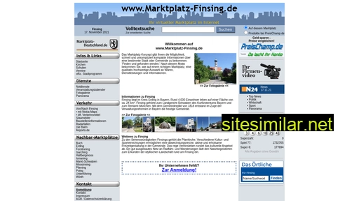 marktplatz-finsing.de alternative sites