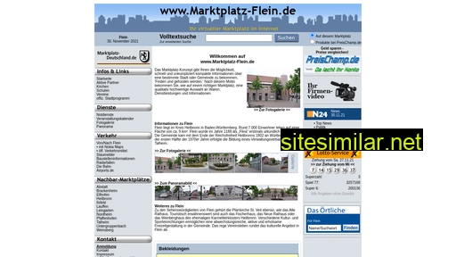 marktplatz-flein.de alternative sites