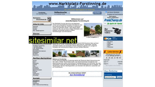 marktplatz-forstinning.de alternative sites