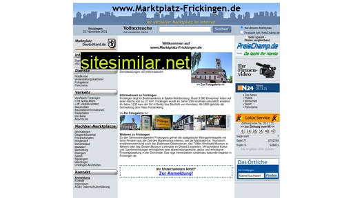 marktplatz-frickingen.de alternative sites