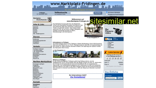 marktplatz-fridingen.de alternative sites