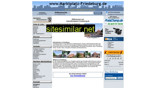 marktplatz-friedeburg.de alternative sites