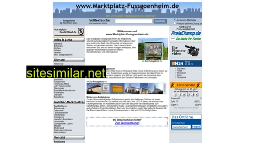 marktplatz-fussgoenheim.de alternative sites