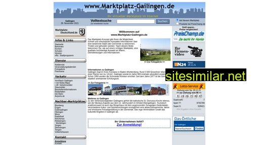 marktplatz-gailingen.de alternative sites