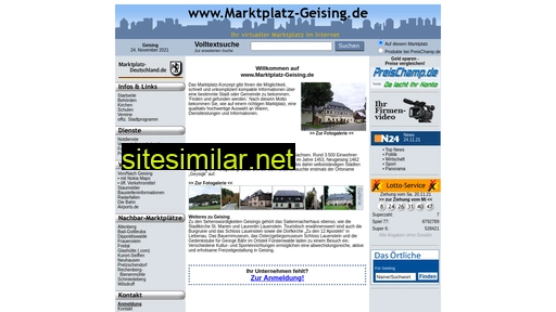 marktplatz-geising.de alternative sites