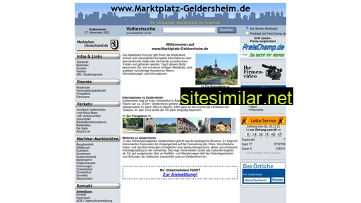 marktplatz-geldersheim.de alternative sites