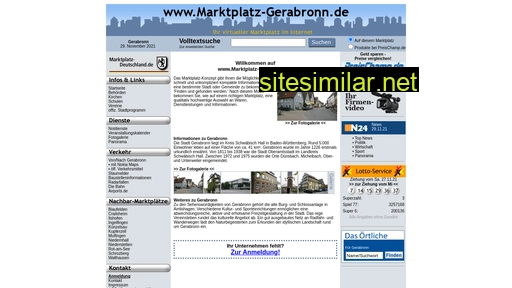 marktplatz-gerabronn.de alternative sites