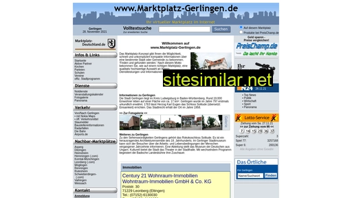 Marktplatz-gerlingen similar sites