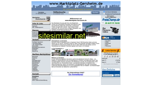 marktplatz-gersheim.de alternative sites