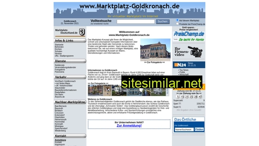 Marktplatz-goldkronach similar sites