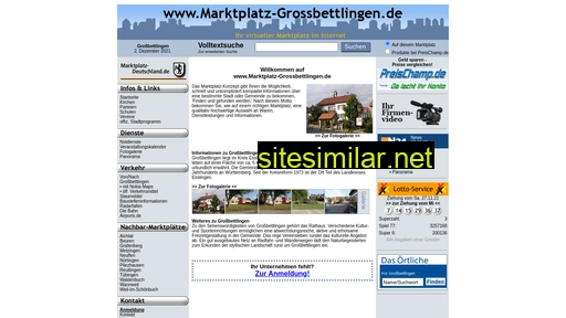 marktplatz-grossbettlingen.de alternative sites