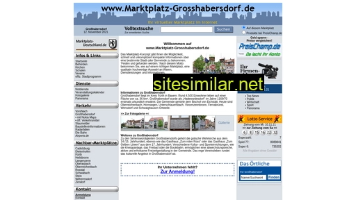 marktplatz-grosshabersdorf.de alternative sites