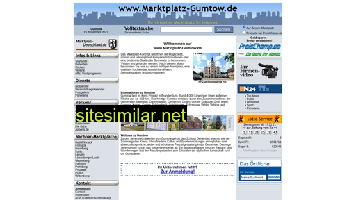 marktplatz-gumtow.de alternative sites