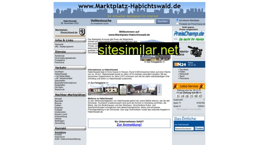 marktplatz-habichtswald.de alternative sites