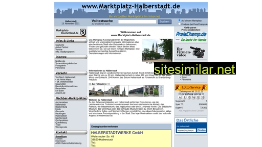 marktplatz-halberstadt.de alternative sites