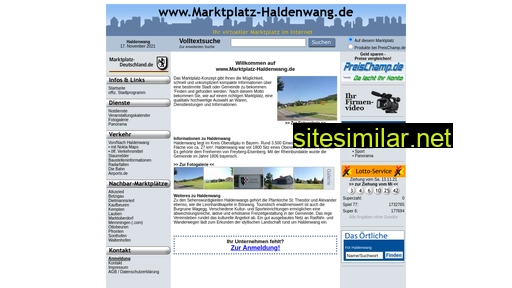 marktplatz-haldenwang.de alternative sites