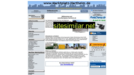 marktplatz-hartheim.de alternative sites
