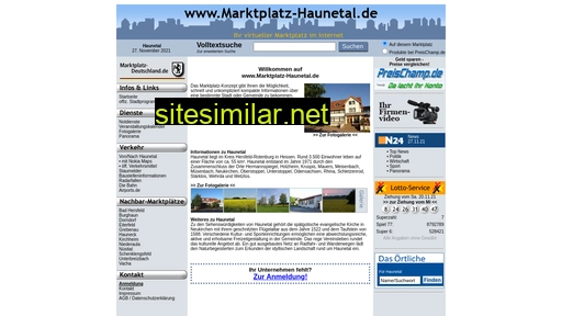 marktplatz-haunetal.de alternative sites