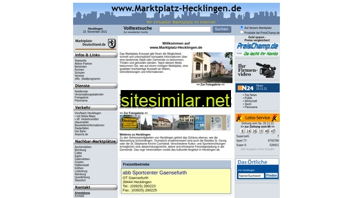 marktplatz-hecklingen.de alternative sites