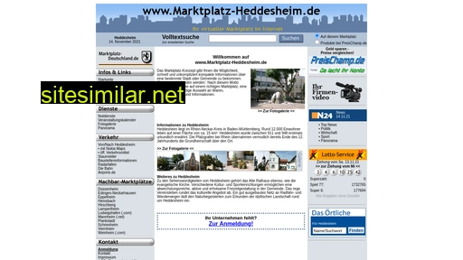 Marktplatz-heddesheim similar sites