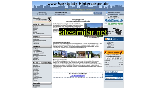 marktplatz-hinterzarten.de alternative sites