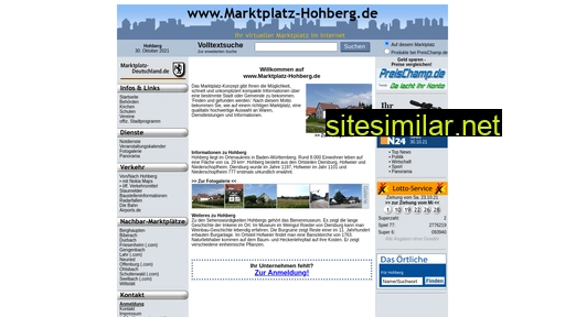 marktplatz-hohberg.de alternative sites