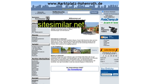 marktplatz-hohenroth.de alternative sites