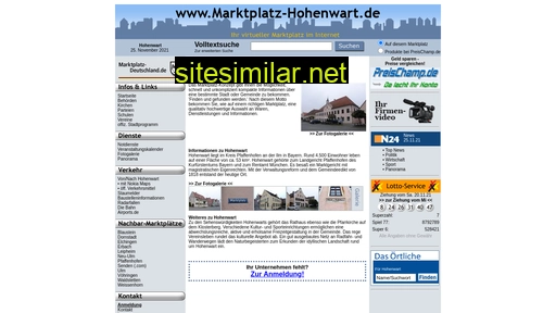 marktplatz-hohenwart.de alternative sites
