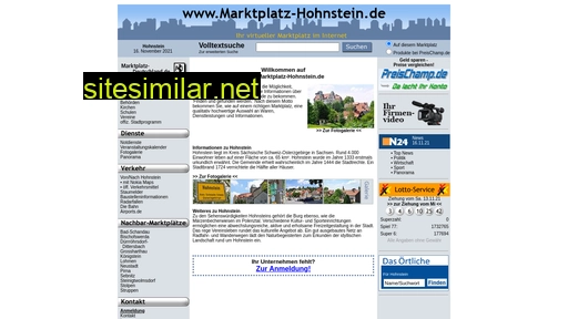 marktplatz-hohnstein.de alternative sites