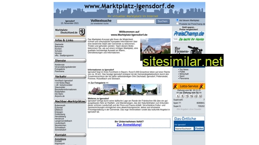 Marktplatz-igensdorf similar sites