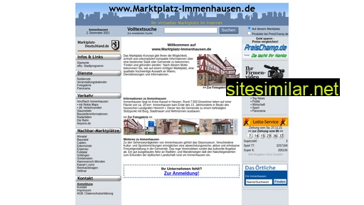 Marktplatz-immenhausen similar sites