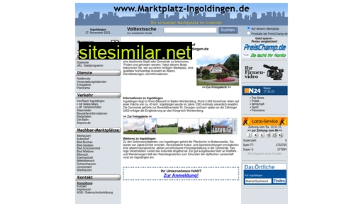 marktplatz-ingoldingen.de alternative sites