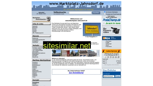 Marktplatz-jahnsdorf similar sites