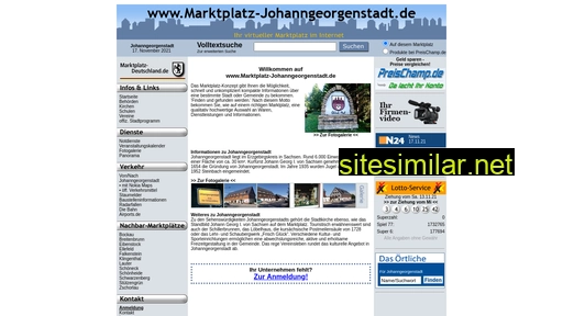marktplatz-johanngeorgenstadt.de alternative sites