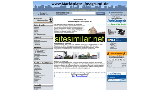 marktplatz-jossgrund.de alternative sites