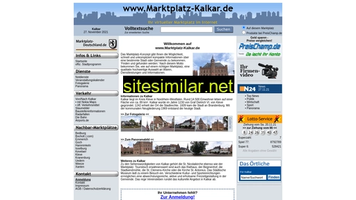 Marktplatz-kalkar similar sites